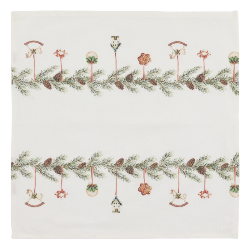 Christmas Cloth Napkin With Print