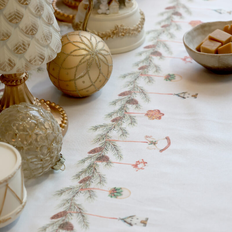 Christmas Table Cloth With Print