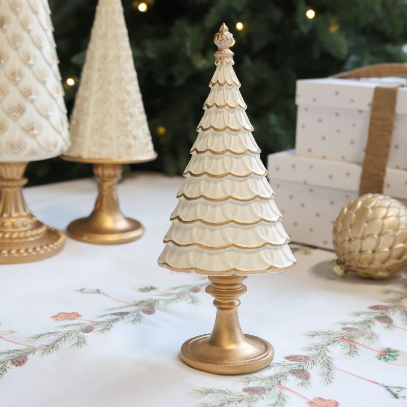 Christmas Tree Antique White, Small