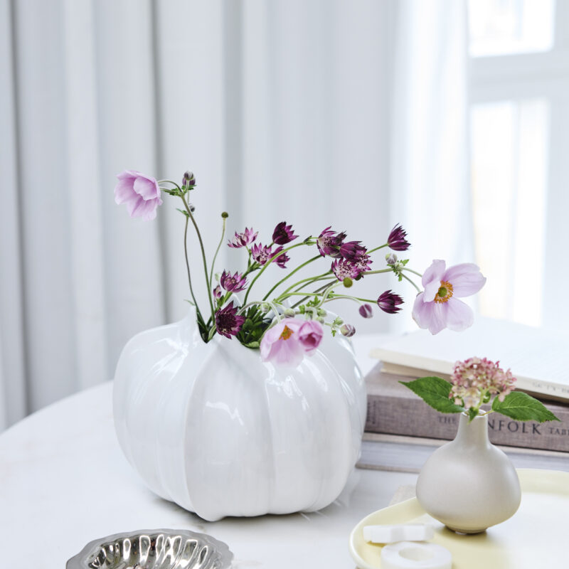 Vase, Ceramic, White